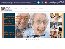 Tablet Screenshot of deskinformatica.com.br